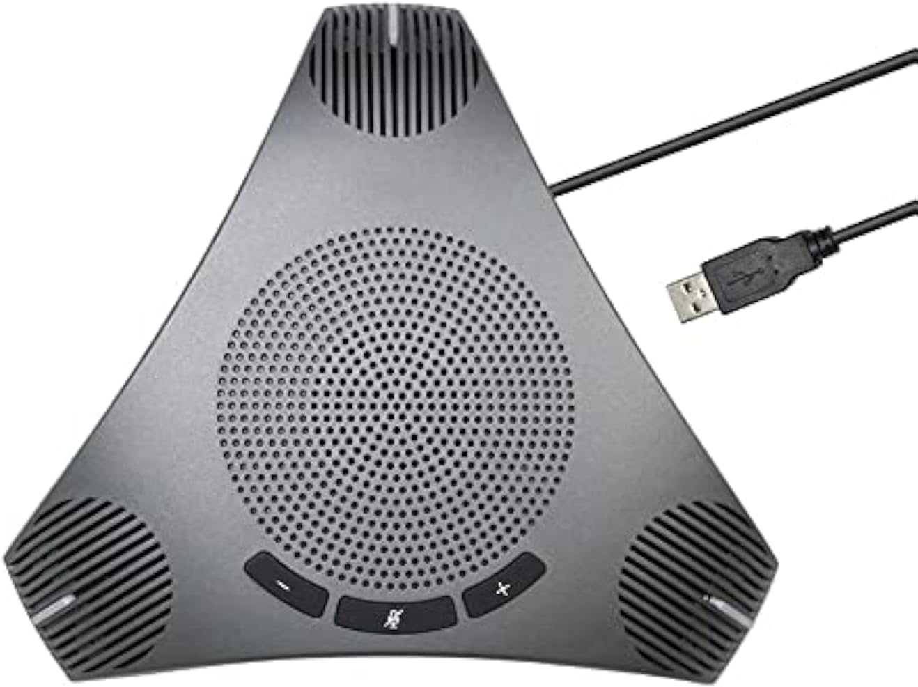 Microphone et Haut-parleur USB Omnidirectionnel 360° pour Conférences d'Affaires — Micro USB
