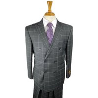 Alberto Nardoni Men's Italian Double Breasted Suit