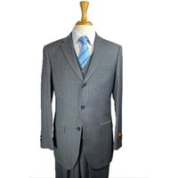 Mens Italian Double Breasted Suit with Notch Lapel — Mens Suits & Blazers