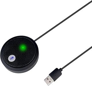 USB Microphone with Mute Button and Noise Reduction for PC