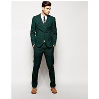 Veste de Groomsmen Double Boutonnage Verte Émeraude