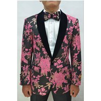 Costume pour hommes en or rose pour garçons d'honneur
