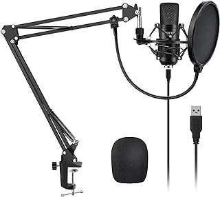 Kit de Microphone USB YOTTO 192KHZ/24BIT pour Streaming et Gaming — Micro USB