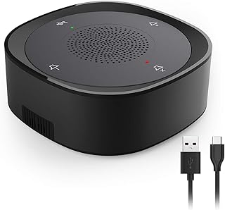 USB Speakerphone Microphone JV801 with 360º Voice Pickup