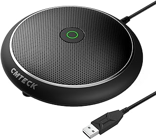 CMTECK Conference USB Microphone with Mute Function for Video Calls