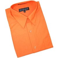 Men's Wholesale Orange Dress Shirt - 10 Shirts Minimum — Mens Dress Shirts