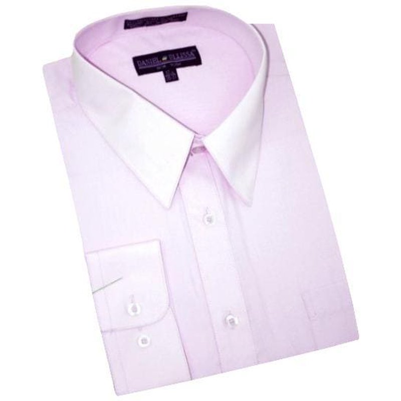 Alberto Nardoni Men's Lavender Dress Shirt - Wholesale Minimum 10 — Mens Dress Shirts