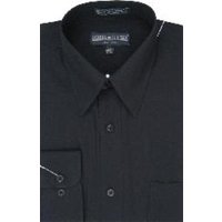 Alberto Nardoni Men's Black Dress Shirt - Wholesale Option — Mens Dress Shirts