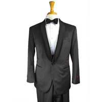 Black Velvet Tuxedo Jacket — Mens Suits & Blazers