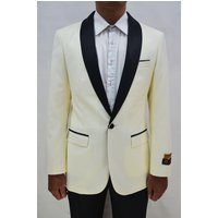 Veste de Tuxedo Slim Fit avec Revers en Satin d'Alberto Nardoni