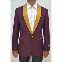Alberto Nardoni Store Tuxedo Slim Fit avec Revers en Satin