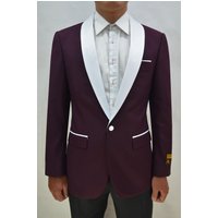 Alberto Nardoni Store Slim Fit Satin Shawl Tuxedo — Mens Suits & Blazers
