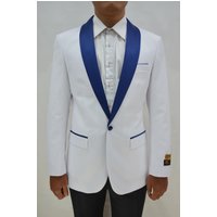 Alberto Nardoni Store Slim Fit Satin Shawl Tuxedo — Mens Suits & Blazers