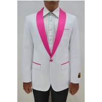 Alberto Nardoni Store Slim Fit Satin Shawl Tuxedo — Mens Suits & Blazers