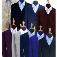 Costume pour homme coupe classique avec pantalons plissés — Costumes et vestons pour hommes