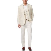 Mens Ivory Linen suit