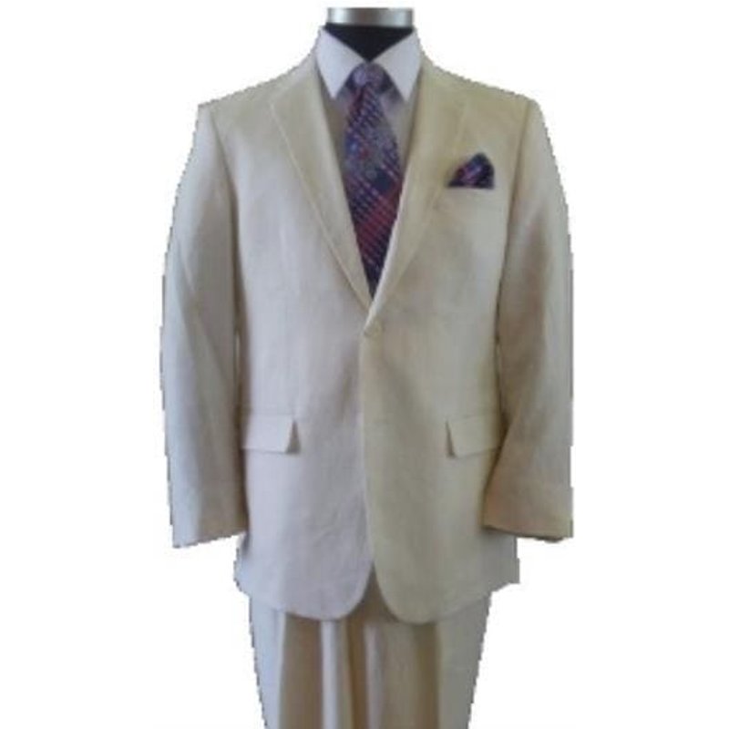 Costume de lin d'ivoire pour hommes — Costumes et vestons pour hommes