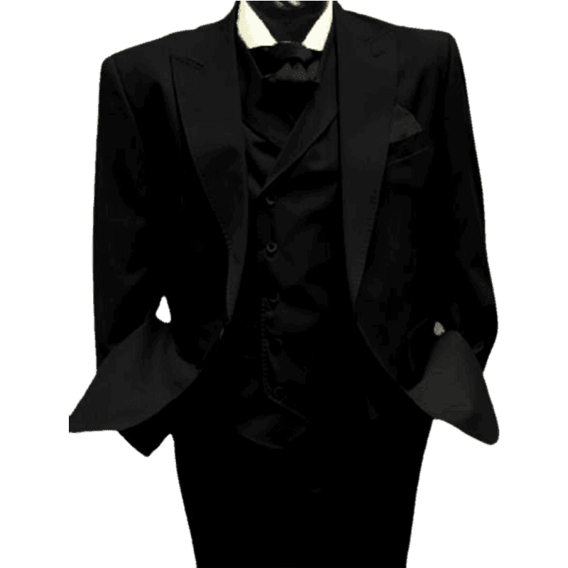 Alberto Nardoni Men's Urban Suit - 100% Wool Double Breasted — Mens Suits & Blazers
