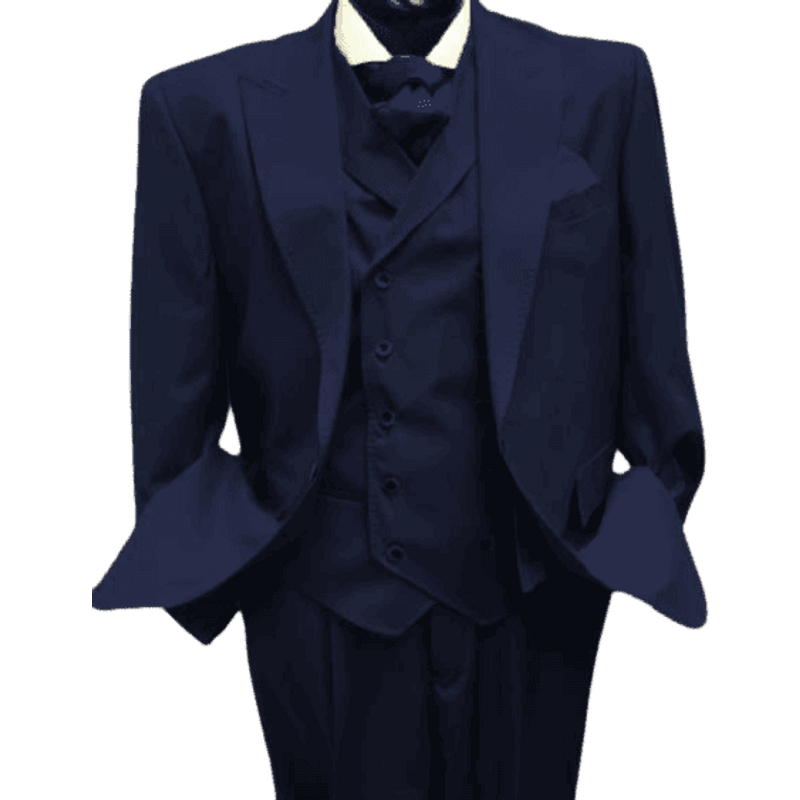 Costumes urbaines pour hommes - 100% laine - Pantalon à plis à deux boutons — Costumes et vestons pour hommes