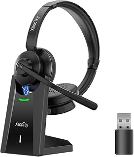 Casque sans fil avec micro pour appels clairs et réduction de bruit — Casque antibruit