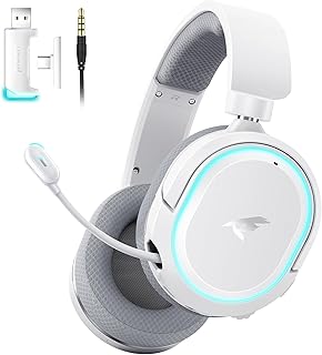 Casque de jeu sans fil Picun G2 avec son surround 7.1