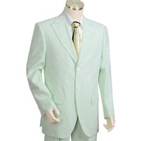 Mint Green Seersucker Suit for Men