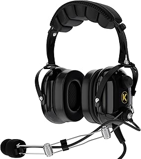 P1 Aviation Pilot Headset for Student Pilots and Instructors — Noise Cancelling Headphones