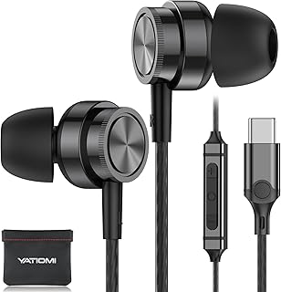 USB C Headphone for Samsung S25 S24 S23 Ultra iPhone 16 Pixel 9 — Noise Cancelling Headphones