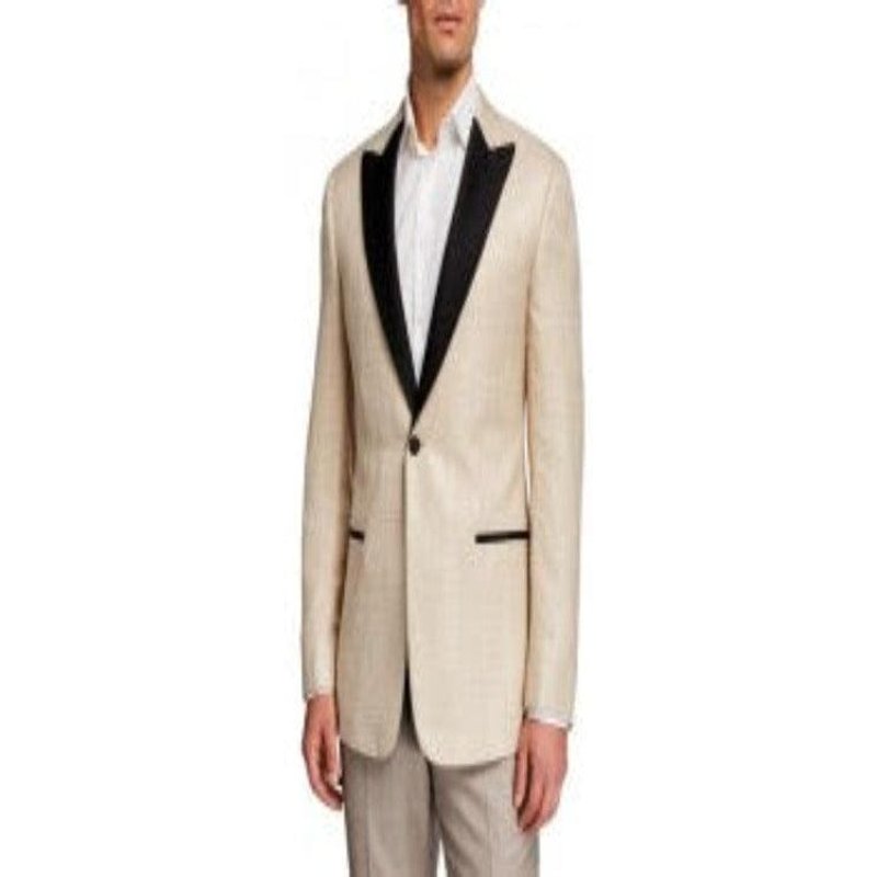 Veste de dîner en velours pour hommes Alberto Nardoni avec nœud papillon - Coupe ajustée — Costumes et vestons pour hommes