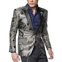 Men's Silver Grey Blazer — Mens Suits & Blazers