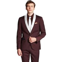 Tuxedo pour hommes à revers châle bleu marine foncé — Accessoires de mode