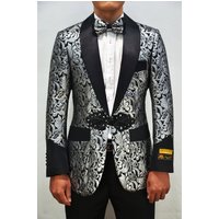 Smoking-2 Silver - Men's Blazers — Mens Suits & Blazers