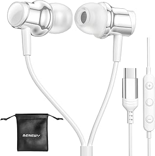 Écouteurs USB C pour Samsung S25 S24 S23 Ultra iPhone Pixel