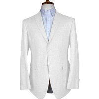White Linen Blazer for Men