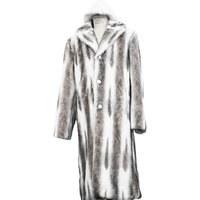 Men's Full Length Faux Fur Coat — Fashion Accessories