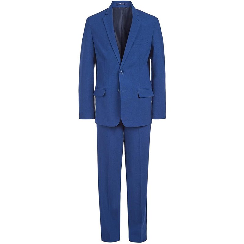 AlbertoNardoniStore Navy Wool-Notch 2-Piece Men's Suit — Fashion Accessories