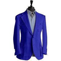 Costume Sorento Bleu Royal Ajusté avec Gilet — Accessoires de mode