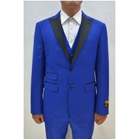 Alberto Nardoni Store Tuxedo Sapphire à Double Boutonnage — Costumes et vestons pour hommes
