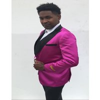 AlbertoNardoniStore W2-Stage-Violet Veste à Double Boutonnage