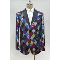 Big and Tall Men's Multi Color Tuxedo — Mens Suits & Blazers