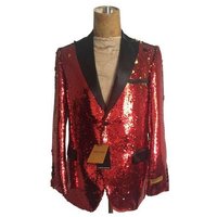 Tuxedo Rouge pour Hommes Grande Taille
