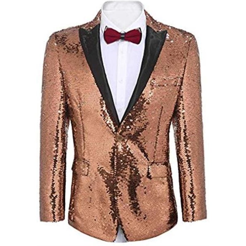 Tuxedo Rose Gold pour Hommes Grande Taille