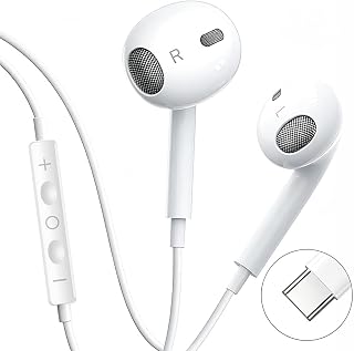 USB C Headphones for iPhone 17/16/15 and Galaxy Devices — Noise Cancelling Headphones