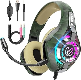 Tatybo Gaming Headset for PC, PS5, PS4, Nintendo Switch, Mobile