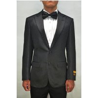 Mens Plus Size Blazer with Notch Lapel