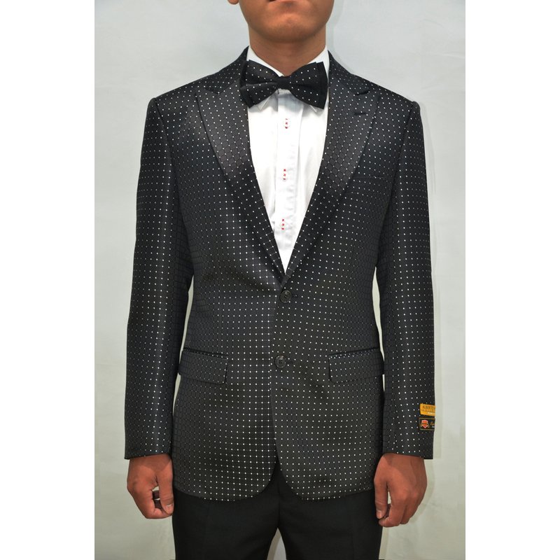 Blazers Floraux Grande Taille à Revers Pointu — Costumes et vestons pour hommes