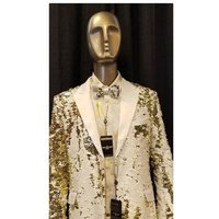 Alberto Nardoni Men's Gold Blazer — Mens Suits & Blazers
