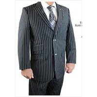 Costume de Mafia Italienne avec Gilet et Coupe Moderne