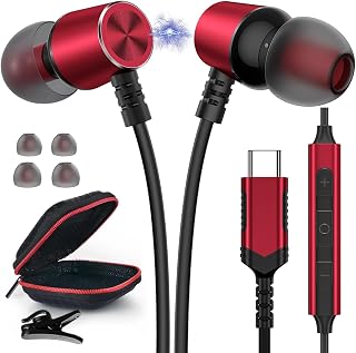 Écouteurs USB C à réduction de bruit pour iPhone 17 Pro Max, Samsung S26 — Casque antibruit
