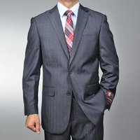 Alberto Nardoni Men's Gray Tweed Wool Winter Suit